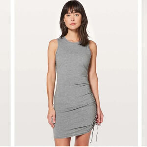 Lululemon  Cinch It Dress Heathered Medium Grey Size 4